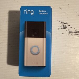 Ring Battery Smart Doorbell  Satin Nickel Brand New Sealed